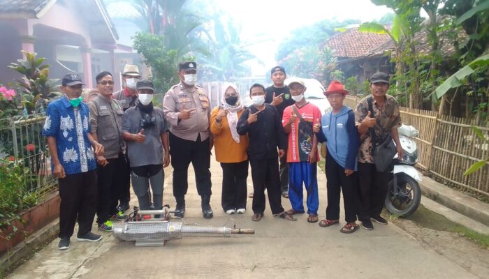 Wujudkan Lingkungan Sehat dan Aman, Kapolsek Pagaden dan Masyarakat Bersinergi Berantas DPD