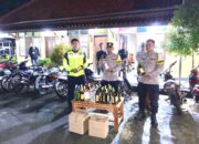 Puluhan Botos Miras Diamankan dalam Operasi Pekat Polsek Pagaden di Malam Minggu