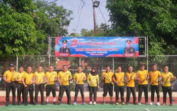 Semarak Hari Bhayangkara ke-79, Polres Subang Gelar Turnamen Bola Voli dan Tenis