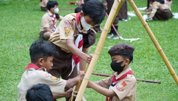 Wali Kota Bandung Pimpin Upacara HUT ke-64 Pramuka
