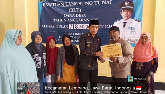 Pemdes Cikole Pastikan 35 KPM Penerima BLT Dana Desa Tepat Sasaran