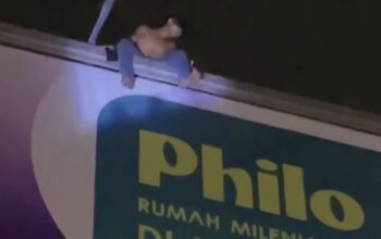 Aksi Nekat di Atas Baliho Alam Sutera: Diduga Depresi Akibat Judi Online