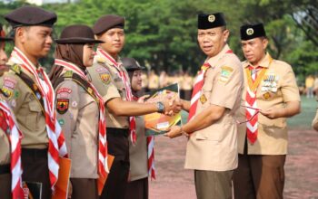 1.251 Pramuka Bekasi Dikukuhkan Jadi Pramuka Garuda, Siap Jadi Generasi Unggul