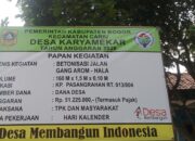 Dana Desa 2026 Dimanfaatkan untuk Betonisasi Jalan, Warga Karyamekar Kini Nikmati Akses Lebih Baik