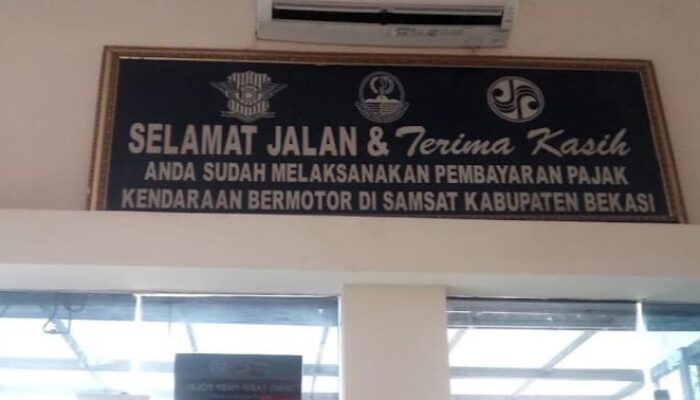 Samsat Kabupaten Bekasi Bukukan Penerimaan Rp2,81 Miliar, PKB Jadi Penyumbang Terbesar
